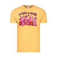 Vintage Mustard in october we wear pink ghosts Vintage Tee - AdoDesignShop