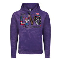 Cloud Purple for the lovee of america gnome Vintage Hoodie - CowhideDigitalArt