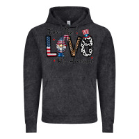 Vintage Black for the lovee of america gnome Vintage Hoodie - CowhideDigitalArt