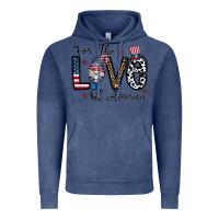 Vintage Denim for the lovee of america gnome Vintage Hoodie - CowhideDigitalArt