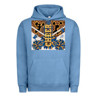 Pigment Pebble Blue Cheer Urban Hoodie - TumblerDesignByShophia
