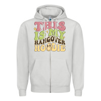 Dove Grey this is my hangover Zipper Hoodie - MaliasSmallBusiness