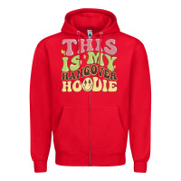 Red this is my hangover Zipper Hoodie - MaliasSmallBusiness