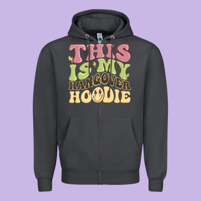 This Is My Hangover Zipper Hoodie Designed By Maliassmallbusiness