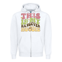 White this is my hangover Zipper Hoodie - MaliasSmallBusiness