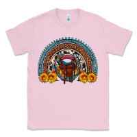 Bubblegum Pink saddle sunflower horseshoe rainbow Classic Tee - Artiststas