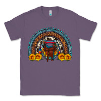 Lavender saddle sunflower horseshoe rainbow Classic Tee - Artiststas