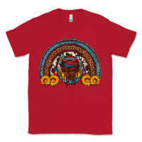 Red saddle sunflower horseshoe rainbow Classic Tee - Artiststas