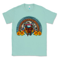 Seafoam saddle sunflower horseshoe rainbow Classic Tee - Artiststas