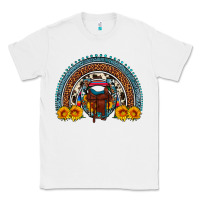 White saddle sunflower horseshoe rainbow Classic Tee - Artiststas