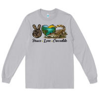 Moon Dust Peace Love Crocodile Long Sleeve Tee - LillyAllenDesigns
