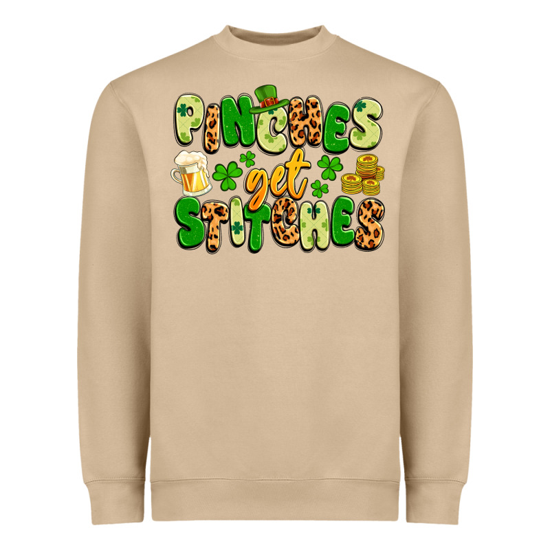 Pinches Get Stitches Heavyweight Sweatshirt by Artiststas | Teevron