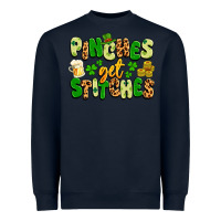 Navy pinches get stitches Heavyweight Sweatshirt - Artiststas