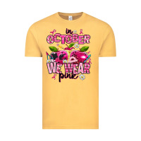 Vintage Mustard in october we wear pink teachers Vintage Tee - AdoDesignShop