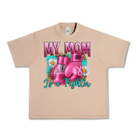 Burro Breast Cancer My Mom Is A Fighter Urban Heavy Tee - Artiststas