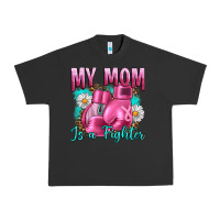 Pigment Black Breast Cancer My Mom Is A Fighter Urban Heavy Tee - Artiststas