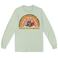 Matcha back to school rainbow hello fourth grade Long Sleeve Tee - AdoDesignShop