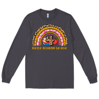 Smoke back to school rainbow hello fourth grade Long Sleeve Tee - AdoDesignShop