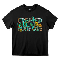 Black created with a purpose Heavy Core Tee - texasbilliewilder