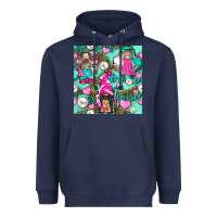 Hairdresser Gnomes With Hearts And Pearls With Leopard Heavyweight Hoodie | Teevron