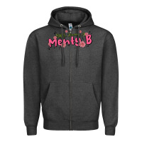 Charcoal Heather having a menty b, cute and trendy Zipper Hoodie - MaliasSmallBusiness