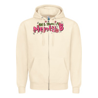 Sandshell having a menty b, cute and trendy Zipper Hoodie - MaliasSmallBusiness