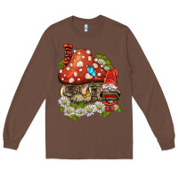 Chestnut welcome gnome ladybug Long Sleeve Tee - BarkalooDesign