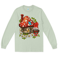 Matcha welcome gnome ladybug Long Sleeve Tee - BarkalooDesign