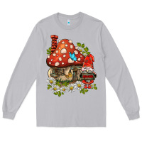 Moon Dust welcome gnome ladybug Long Sleeve Tee - BarkalooDesign