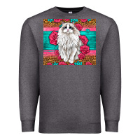 Charcoal Heather Western Ragdoll Cat Premium Sweatshirt - LillyAllenDesigns