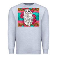 Heather Grey Western Ragdoll Cat Premium Sweatshirt - LillyAllenDesigns