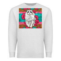 Oatmeal Heather Western Ragdoll Cat Premium Sweatshirt - LillyAllenDesigns