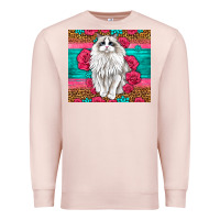 Pale Pink Western Ragdoll Cat Premium Sweatshirt - LillyAllenDesigns
