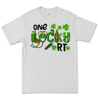 Dove Grey One Lucky Respiratory Terapist Premium Tee - RanaPortraitStore