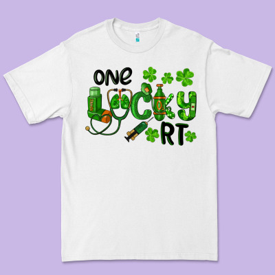 Premium Tee One Lucky Respiratory Terapist