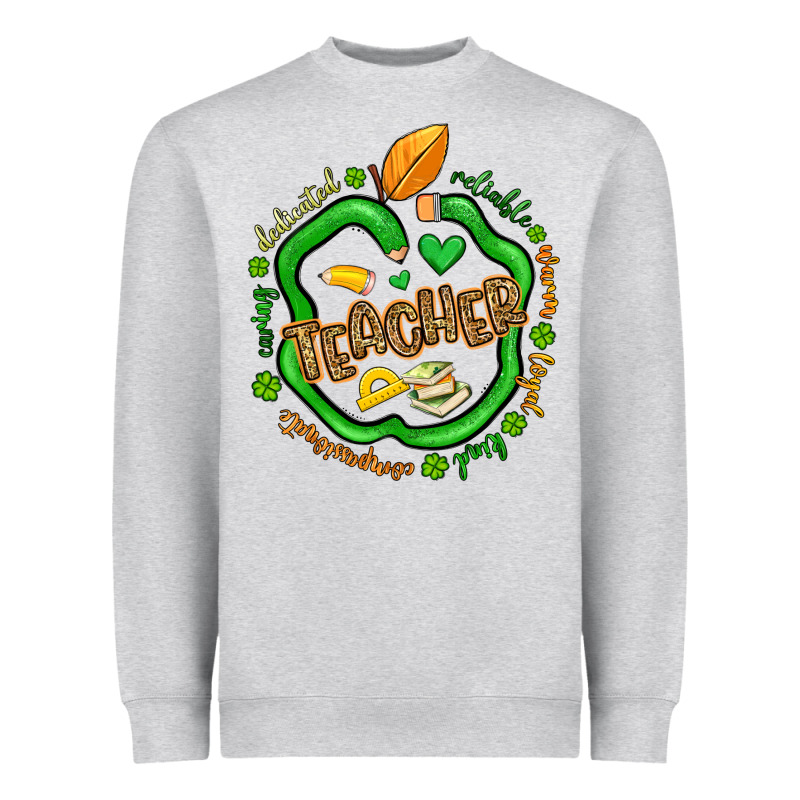 Teacher St Patrick S Day Heavyweight Sweatshirt by Artiststas | Teevron