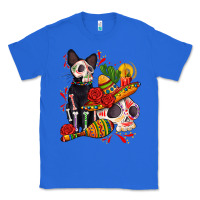 True Royal mexican dead day with skeleton cat Classic Tee - AdoDesignShop