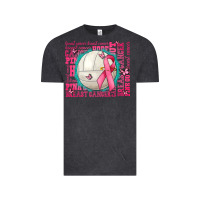 Vintage Black pink out breast cancer volleyballs Vintage Tee - AdoDesignShop