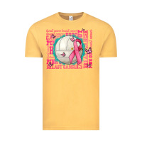 Vintage Mustard pink out breast cancer volleyballs Vintage Tee - AdoDesignShop
