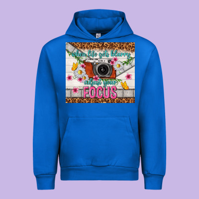 When Life Gets Blurry Adjust Your Focus Urban Hoodie Designed By Tumblerdesignbyshophia