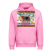 Fuchsia Pink when life gets blurry adjust your focus Urban Hoodie - TumblerDesignByShophia