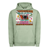 Pigment Oil Green when life gets blurry adjust your focus Urban Hoodie - TumblerDesignByShophia