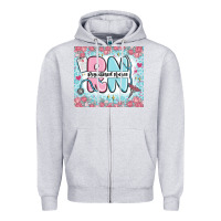 Heather Grey registered nurse rn Zipper Hoodie - MaliasSmallBusiness