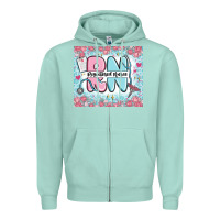 Seafoam registered nurse rn Zipper Hoodie - MaliasSmallBusiness
