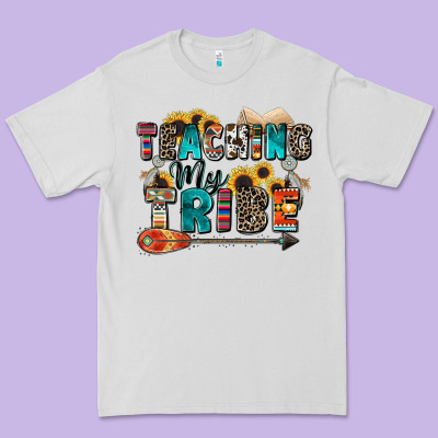 Teaching My Tribe Premium Tee Designed By Zillion Design Studio