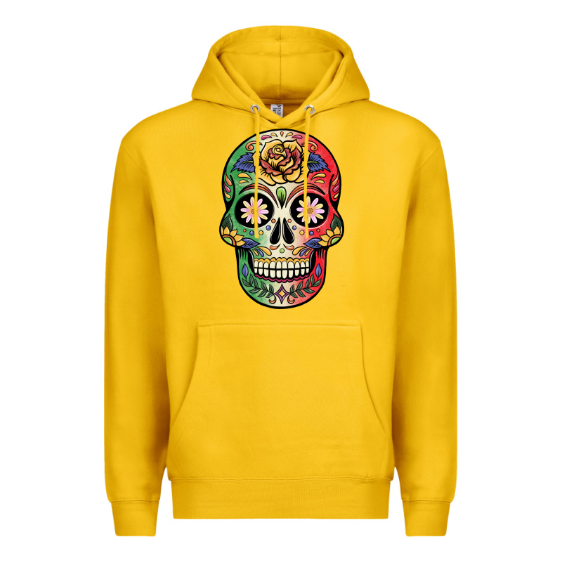 Mexican Skull Premium Hoodie by JahusDesignShop | Teevron