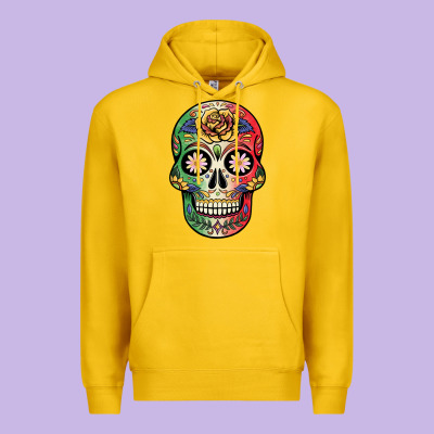 Mexican Skull Premium Hoodie Designed By Jahusdesignshop