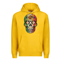 Lemon mexican skull Premium Hoodie - JahusDesignShop