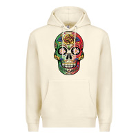 Sandshell mexican skull Premium Hoodie - JahusDesignShop
