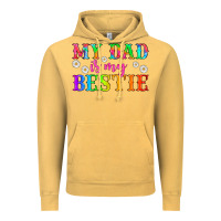 Vintage Mustard my dad is my bestie Vintage Hoodie - HRA Design Shop